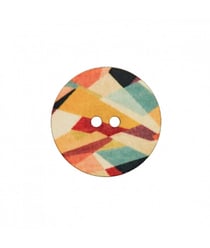 Bouton Peinture polyester 2 trous 18mm - Prym 0901 Multicolore