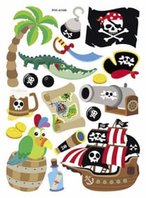 STICKERS GEL 3D - PIRATE