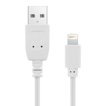 Câble USB vers iPhone iPad iPod Charge & Synchro Quick Charge 2.0 1,2m - Blanc