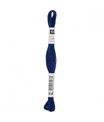 Fil à broder mouliné Uni - Rico Design 116 Bleu