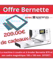 Machine à broder B70 DECO - Bernette Blanc