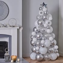 Sapin de Noël Ballons - Argent