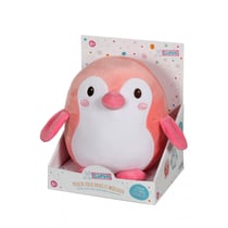 Peluche - Baby Squishi 22 cm - pingouin rose