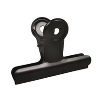 Pince double clip en métal noir pour organiseur mural 9 x 7 x 4 cm