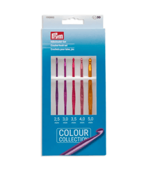 Set de crochets en aluminium n°2,5 à 5 - Prym Multicolore