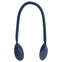Lot de 2 anses de sac modernes 60 cm bleu marine