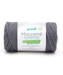 Bobine de corde MACRAME 330 GR - Gründl 6 Bleu