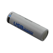 Avizar Pile 1.5V 1700mAh Compatible 14500 AA avec Port USB-C Rechargeable