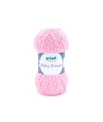 Fil layette à tricoter Baby Dream - Gründl 6 Rose