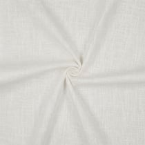 Tissu Lin Coton lavé uni Ecru