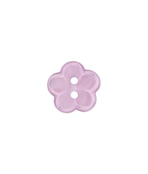 Carte de 3 boutons Fleurs blanc 18mm - Union Knopf Lilas Violet