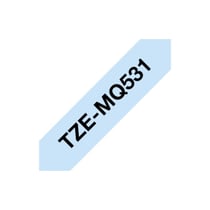 Cartouche ruban Etiqueteuse Brother 12mm Pastel bleu TZe-MQ531