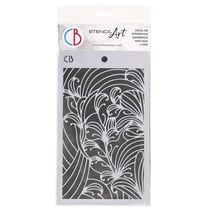 Pochoir plastique souple réutilisable 24 x 14.5 cm Ciao Bella PETRA 75