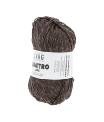 Fil à tricoter de coton QUATTRO LAME - Lang Yarns 68 Marron