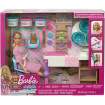Coffret barbie journee bien etre au spa - mattel - gjr84 - salon de beaute, soin