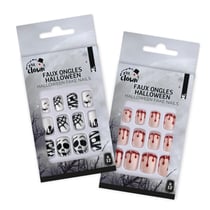 Faux ongles Halloween - 2 modèles aléatoires - courts
