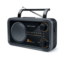 Radio Portable Analogique Noir - Muse M06DS