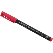 STAEDTLER Marqueur permanent 317M Lumocolor, rouge