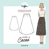 Patron Craftine Jupe Cacao - Format Papier