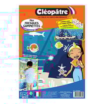 Gommettes - atelier fresque fonds marins - Cléopâtre