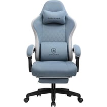 Chaise gaming ergonomique - GTPLAYER - tissu bleu clair - LR002 Light