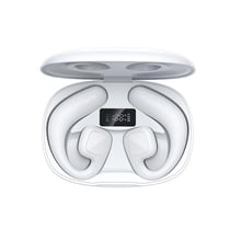 Ecouteurs Bluetooth Air Conduction Sans Fil Khaki Longue Autonomie IPX4 Blanc YONIS