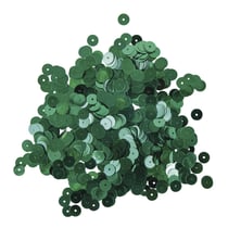 Paillettes lisses, 6mm ø, bleu - vert, boîte - 4000 pièces