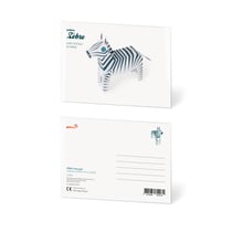 CARTE POSTALE ZÈBRE