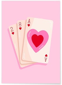 Affiche Cartes Pop Art | A3 : 29,7x42cm