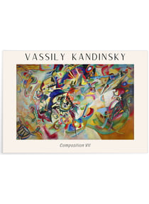 Affiche Vassily Kandinsky Composition VII | A3 : 29,7x42cm