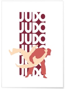 Affiche 'Judo 2' | A3 : 29,7x42cm