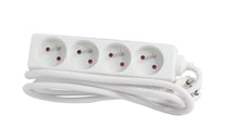 Multiprise CHACON - Plastique - CHA44016 - Blanc - 5 m