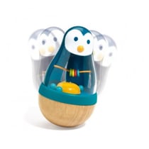 DJ06407 Culbuto Roly Pingui - Djeco - Beige