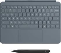 Clavier pour tablette Microsoft - Alcantara® et plastique - Bleu Glacier - 28,91 x 22,61 x 0,489 cm - 281 g