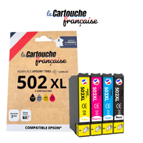 Cartouche Compatible Epson 502XL Pack de 4 - La Cartouche Française