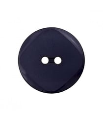 Carte de 4 boutons rebord polyester 2 trous 12mm - Prym Bleu Marine