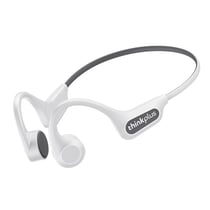 Casque Sport Bluetooth 5.3 Sans Fil Étanche Conduction Osseuse Son HIFI Blanc YONIS