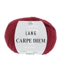 Pelote de Laine et Alpaga à tricoter CARPE DIEM - Lang Yarns 0062 Rouge vin