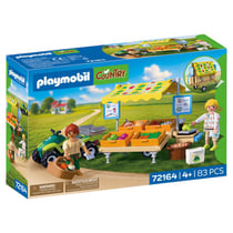 PLAYMOBIL® - Stand de légumes au marché et quad - 72164 - PLAYMOBIL® Country