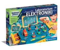 Coffret scientifique Science and Jeu – laboratoire d'électronique – Clementoni