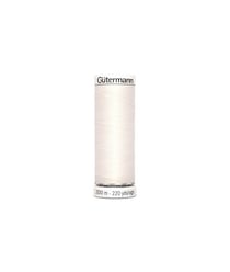 Fil à Coudre 100% polyester 200m - Gütermann 111 Blanc cassé