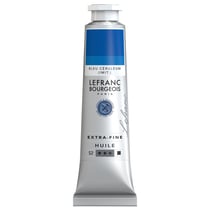 Peinture à l'huile - Extra-fine - Bleu Céruléum imitation - 065 - Lefranc Bourgeois - 40ml
