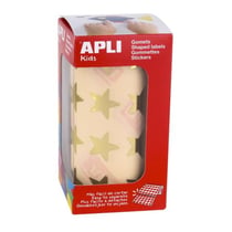 Apli Agipa - Gommettes rouleau Étoile 20 mm Doré x 1 416