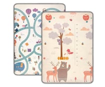Tapis de jeu en mousse roulé  Kinder Animaux