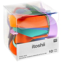 Lacet Ruban pour bijoux - Arc-En-Ciel - 33 cm - 10 pcs