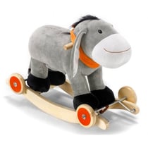 Ane à bascule a roulettes peluche fritz - bayer - chic 2000 - 40004 - basculant bébé