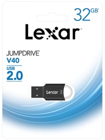 clé USB 32GO JumpDrive V40 Lexar 2.0 noire