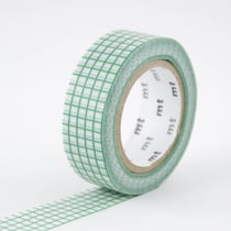 Masking tape -quadrillé vert - 7 m x 15mm