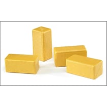 Ballots de paille parallélépipédiques. Set de 4 pièces.