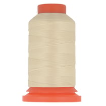 Bobine fil mousse polyester 1000m fabriqué en France pour surjeteuse beige